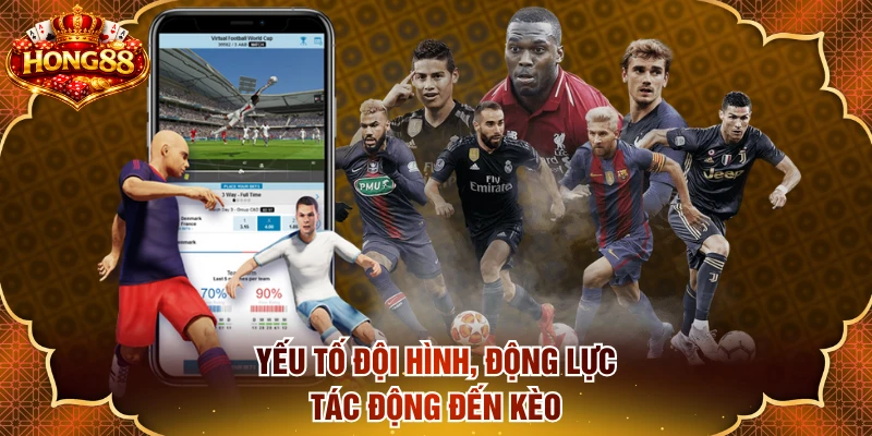 Yếu tố đội hình, động lực tác động đến kèo
